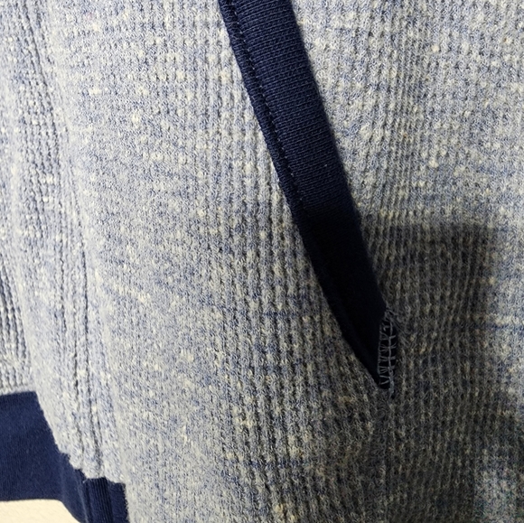 Cat & Jack Blue Ribbed Knit Hoodie Size L - Picture 3 of 6
